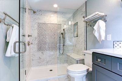 Elegant Bathroom Shower Space